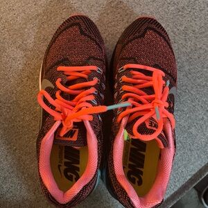 Nike Black and Orange Athletic Shoes